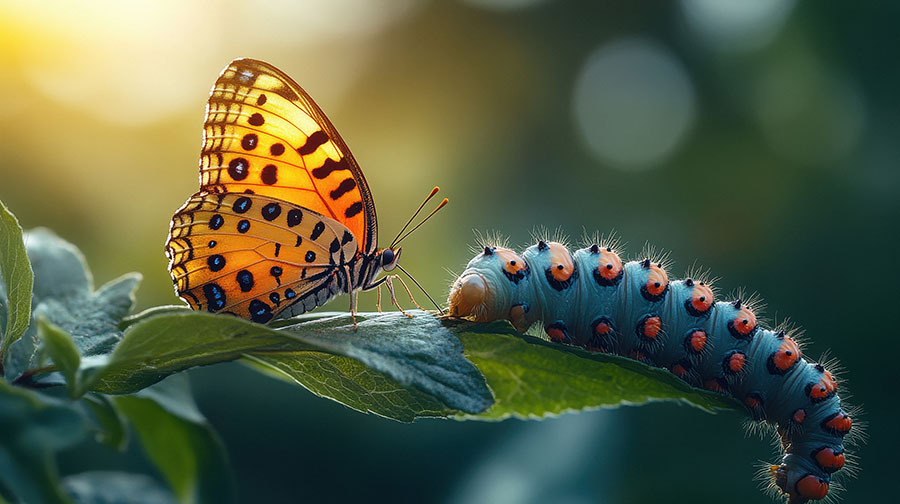 Bild von einem Schmetterling